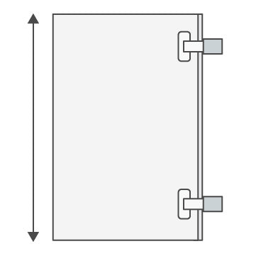 custom hinge position